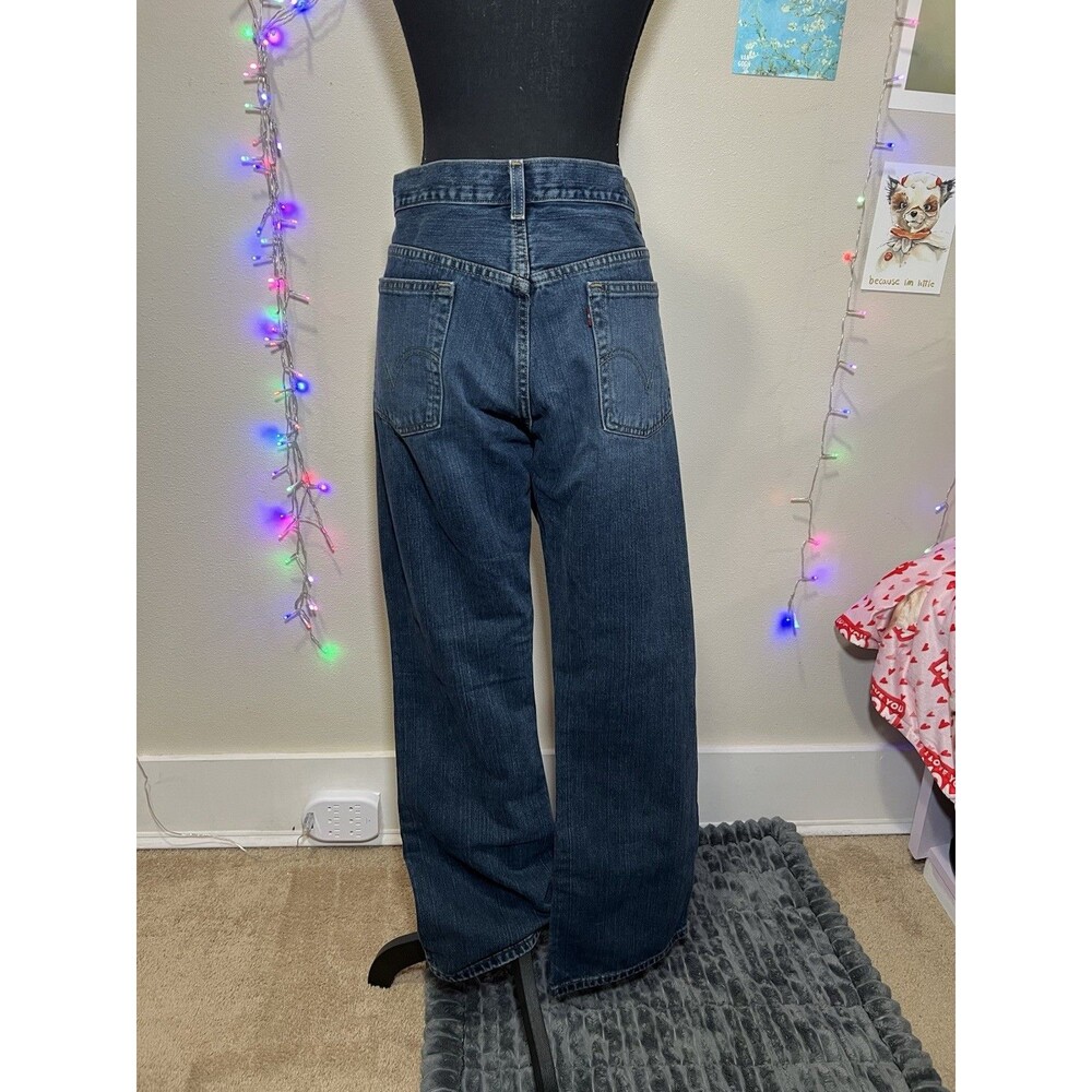 Levi's Women's Boot Cut 515 Jeans Dark Wash Low Rise Size 16 MIS M - Picture 2 of 4
